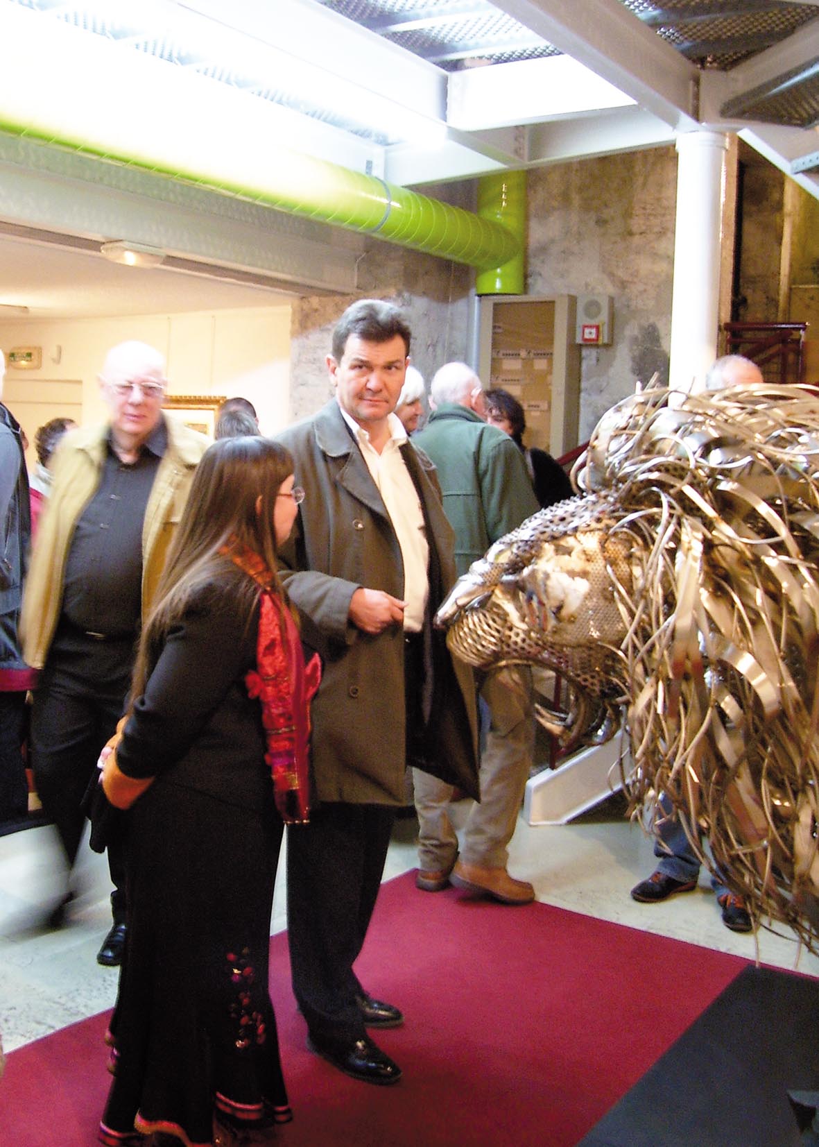  Exposition Centre d'Art Contemporain - MÉTAMORPHOSE - Salon d'honneur, Alain Bayrou Maire de Briançon, Anne Pancaldi, Jean-Louis Avril UNIVERS DES ARTS 