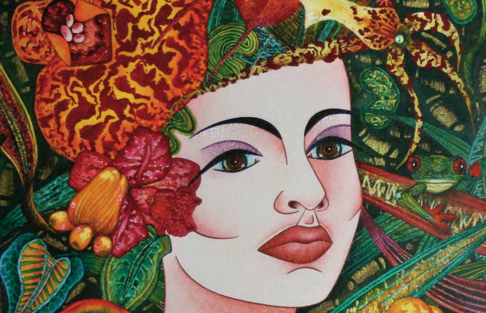  Série Naturella - CLARA - aquarelle sur papier arches 