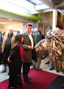  Exposition Centre d'Art Contemporain - MÉTAMORPHOSE - Salon d'honneur, Alain Bayrou Maire de Briançon, Anne Pancaldi, Jean-Louis Avril UNIVERS DES ARTS 