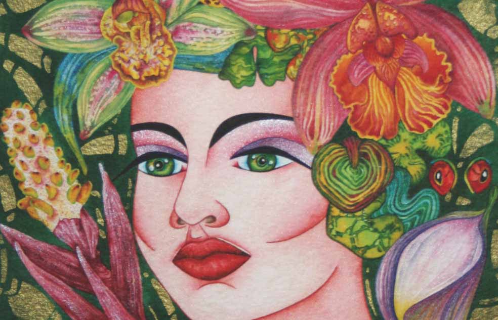  Série Naturella - MELINA - aquarelle sur papier arches 