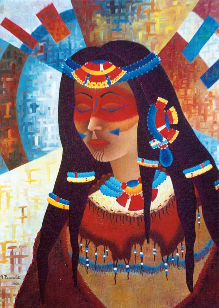 PÉHRISKA - huile sur toile   PÉHRISKA - huile sur toile