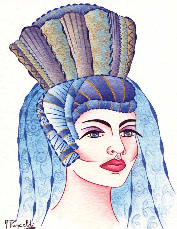 PASCALINA - Aquarelle sur papier    PASCALINA - Aquarelle sur papier