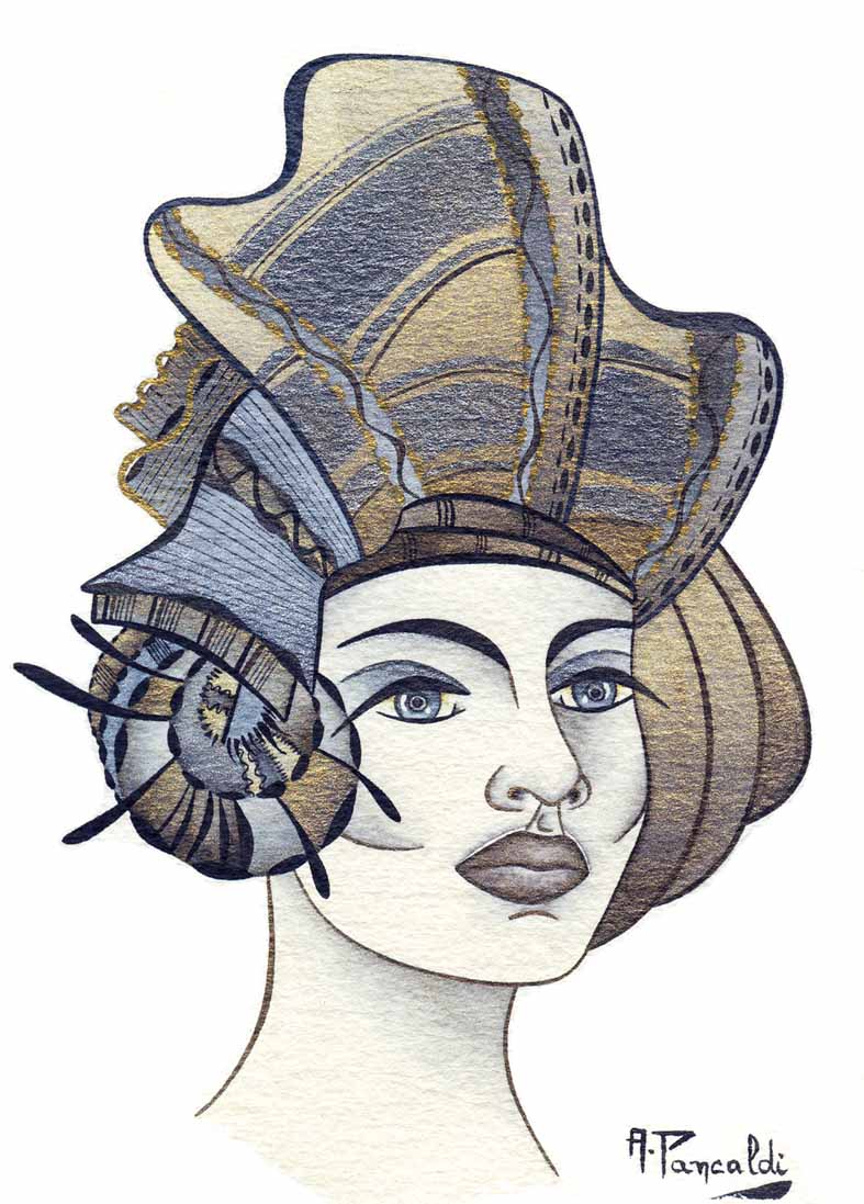 HELENA - Aquarelle sur papier    HELENA - Aquarelle sur papier
