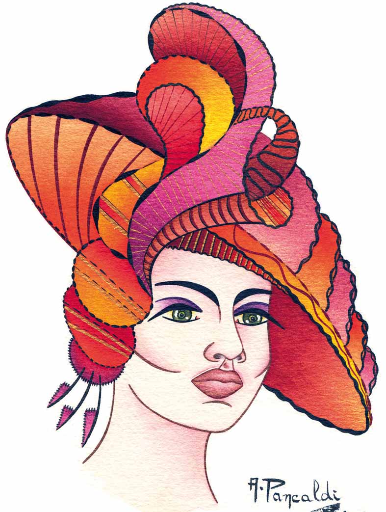 DALENA - Aquarelle sur papier    DALENA - Aquarelle sur papier