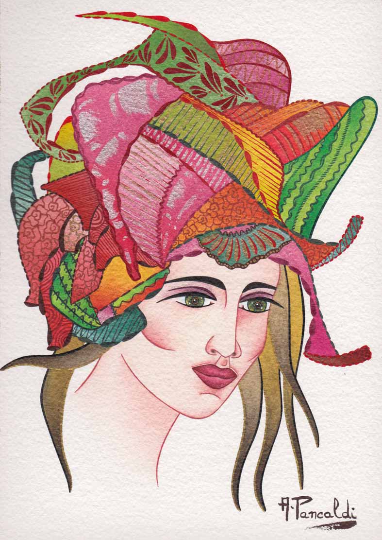 VICTORIA - Aquarelle sur papier    VICTORIA - Aquarelle sur papier