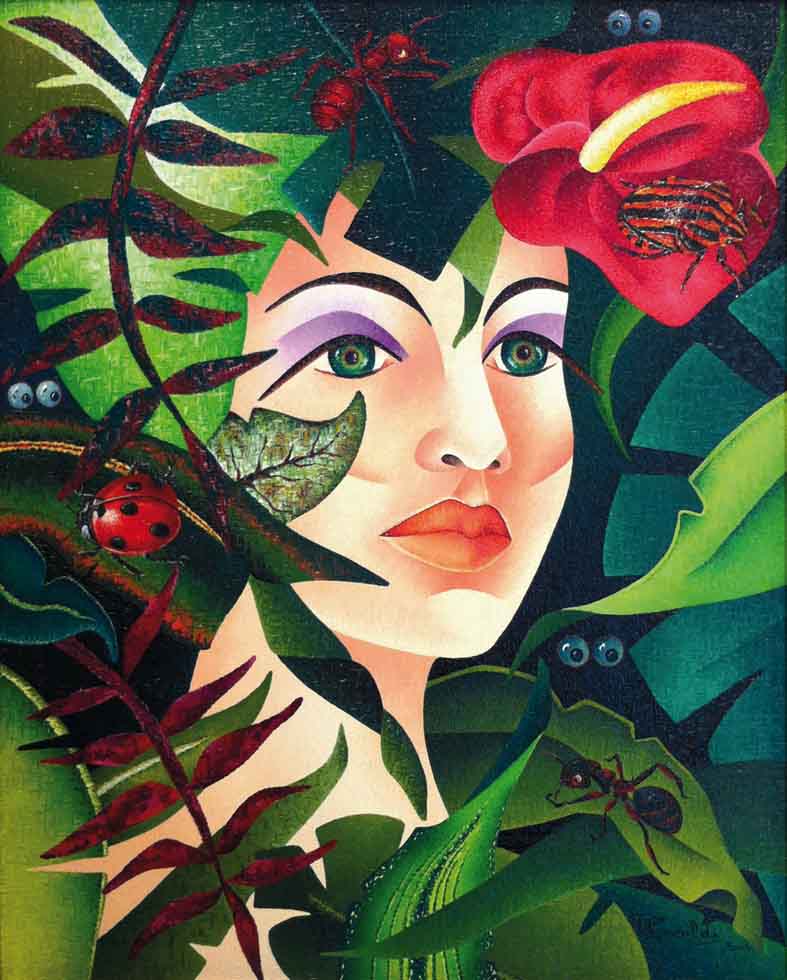 ANNIA - huile sur toile   ANNIA - huile sur toile