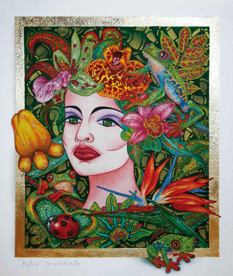 KALEA - aquarelle sur papier arches   KALEA - aquarelle sur papier arches