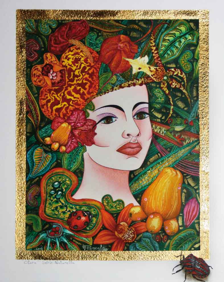CLARA - aquarelle sur papier arches   CLARA - aquarelle sur papier arches