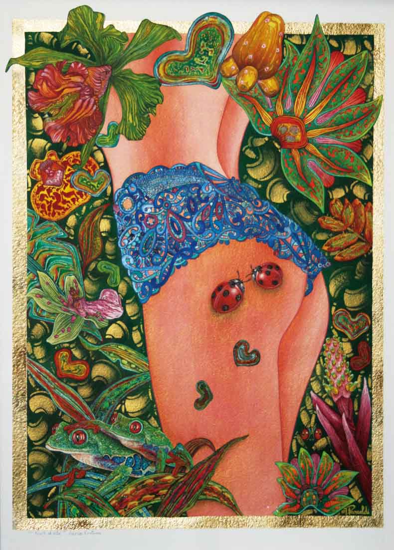 NUIT D'ÉTÉ - huile sur toile   NUIT D'ÉTÉ - huile sur toile