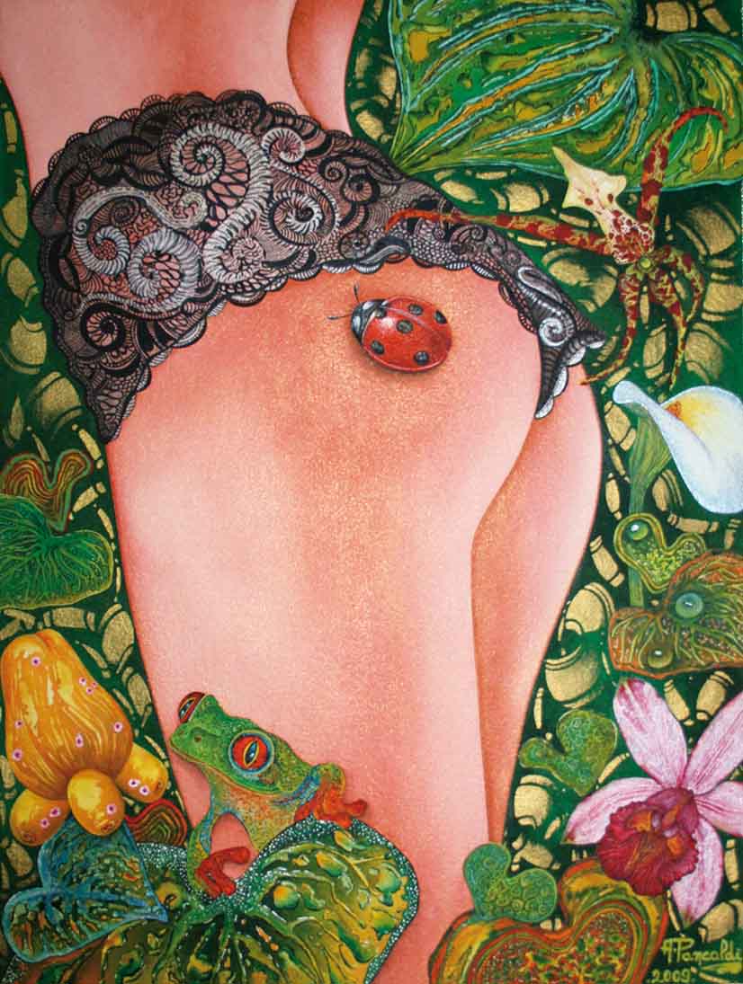 RÊVE DOUX - huile sur toile   RÊVE DOUX - huile sur toile